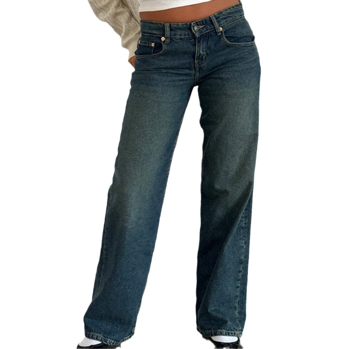 High Quality Women's Straight Jeans